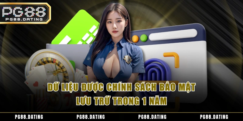 Dữ liệu được chính sách bảo mật lưu trữ trong 1 năm