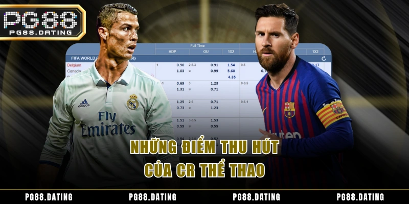 Những điểm thu hút của CR thể thao